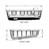 2007-2022 Ram Pickup 2500 w/ 68RFE Transmission Heavy-Duty Cast Aluminum Transmission Pan Brushed